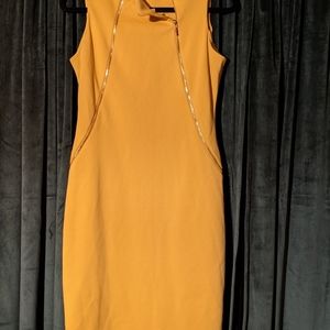 Calvin Klein yellow dress